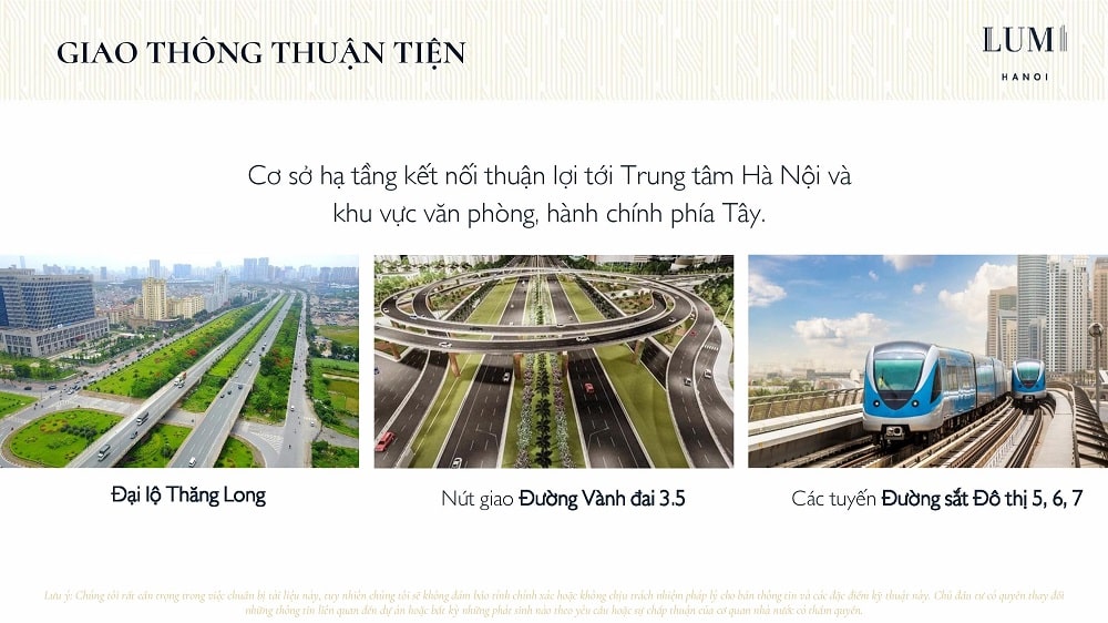 Vị trí Chung cư Lumi Hà Nội