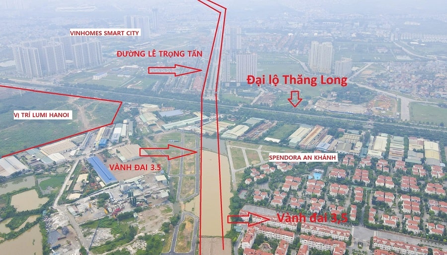 1. Vị trí Chung cư Lumi Hanoi - Vị trí vô cùng thuận tiện 24 Vị trí Chung cư Lumi Hà Nội
