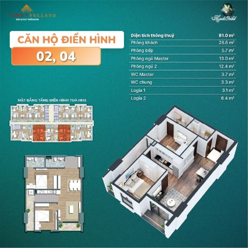 Chung cư Jade Square gây ấn tượng với thiết kế căn hộ thông minh