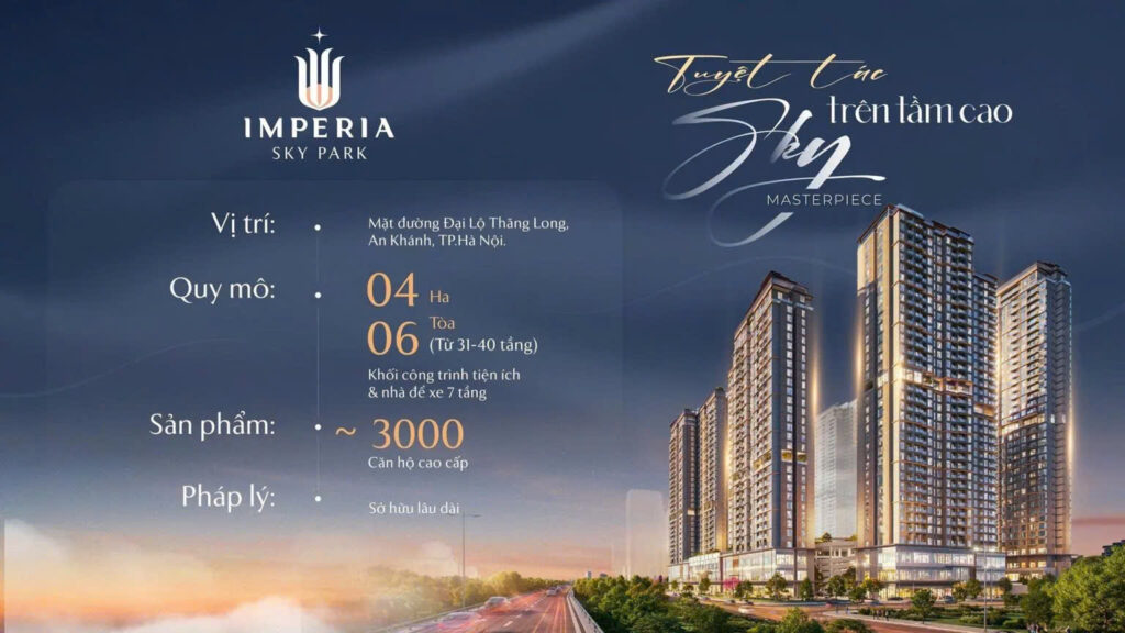 Imperia Sky Park – Lựa chọn “thuê rồi mua” cho chuyên gia làm việc tại khu Tây Hà Nội 2 Imperia Sky Park